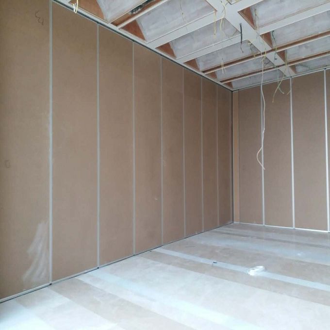 Gypsum Board School Classroom Acoustic Partition Wall Top Hung No Floor Track