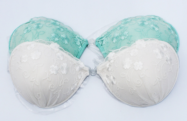 2017 strapless push up invisible lace bra adhesive silicone breast