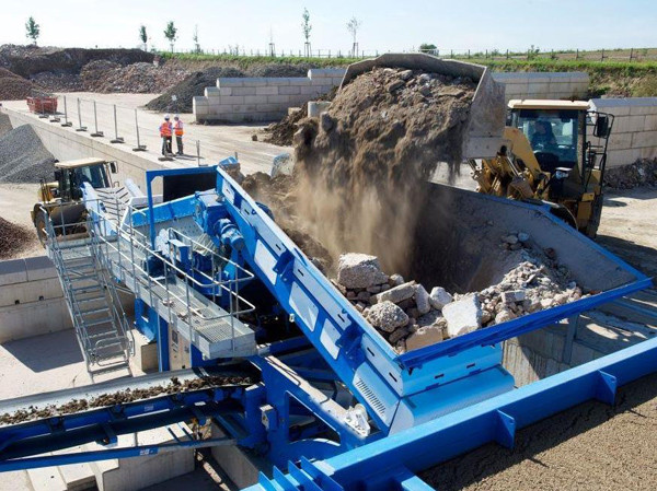 Construction Site Waste Brick Recycling Machine Plant Stone Crusher