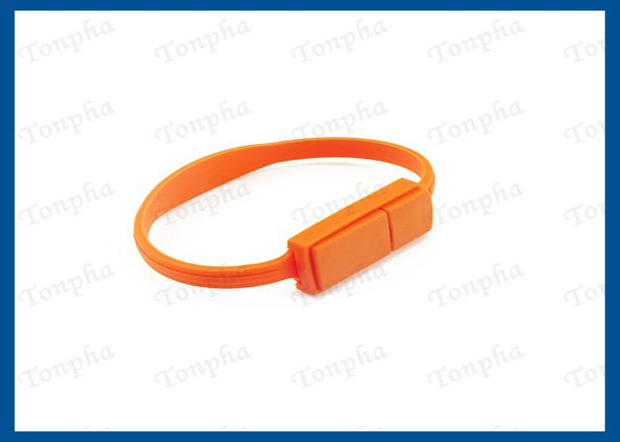 Colorful Wrist Usb Flash Drive , Wristband Usb Flash Drive Thumb Drives