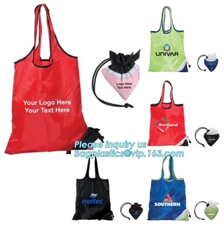Promotion Custom Eco Friendly Sublimation Polyester Folding Shopping Bag,Promotional Sports Gym Sack Polyester Drawstrin