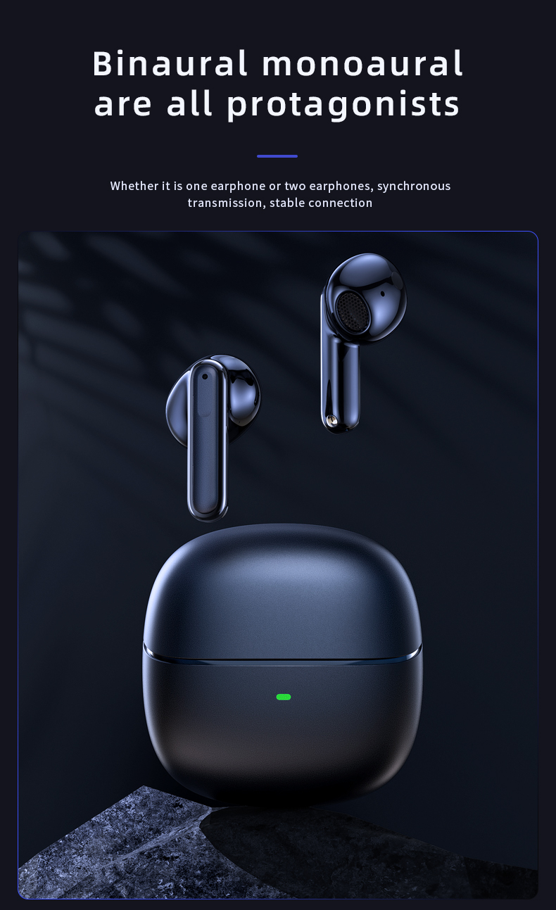 Mini Headset for Phone Calling and Music Newest Two Mic ENC True Wireless Earphones