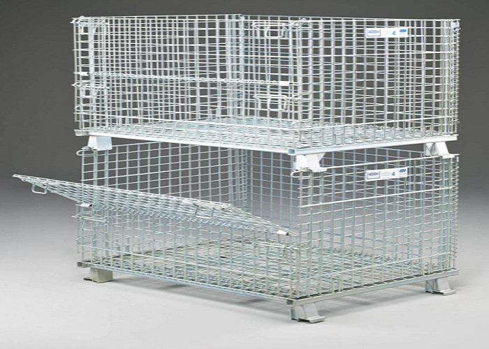 Security Folded 1.5m Length Mesh Cages For Storage
