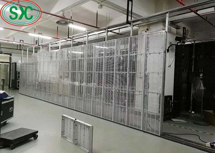 Wafer Chip Transparent LED Screen , Indoor Transparent LED Display