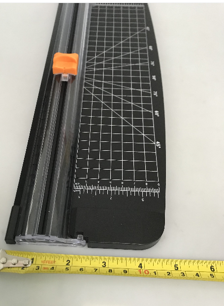 Straight Cut ABS Plastic Paper Cutter Manual Guillotine Cutter Paper Knife Trimmer
