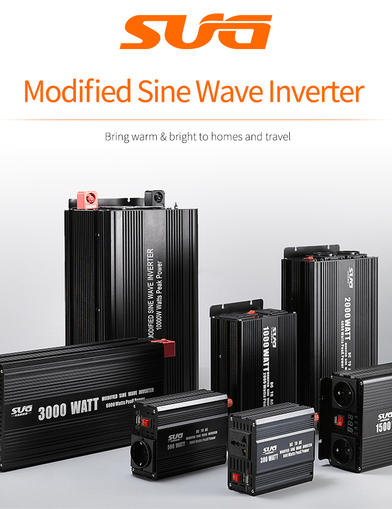 300W Off Grid Power Solar Car Inverter For Home Use