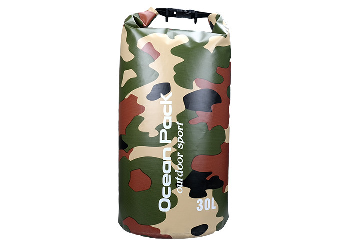 Camouflage Kayak Bags Waterproof Storage , 30l Floatable Go Outdoors Dry Bag