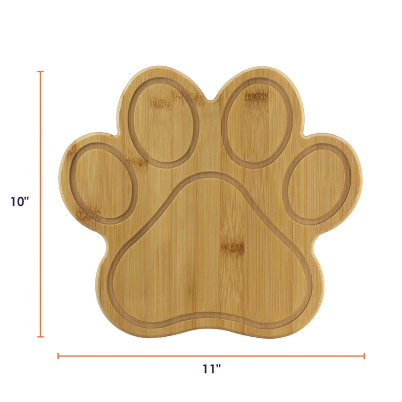 Sustainable Plate Dish Bamboo Cheese Chopping Board with Unique Design