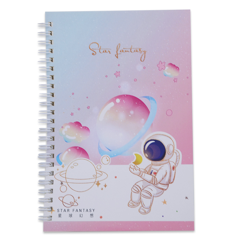 Customized School Student Environmentally Spiral Hardcover Nurses Notebook Professional Notebook Journal