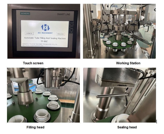 Automatic High Speed Body Cream Lotion Soft Tube Filler Sealer Plastic Tube Filling And Sealing Machine For Toothpaste