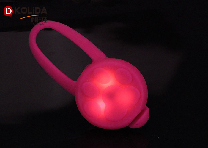 Pretty Mini Safety Dog LED Light ID Tag , LED Dog Collar Blinker Lights