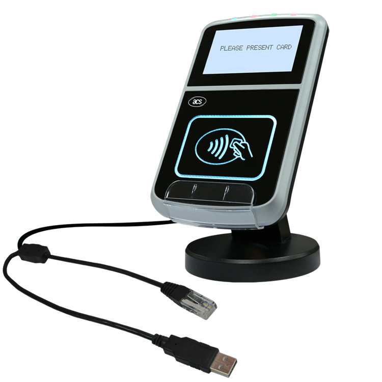 RS232 interface ACR123S with LCD Intelligent Contactless Reader