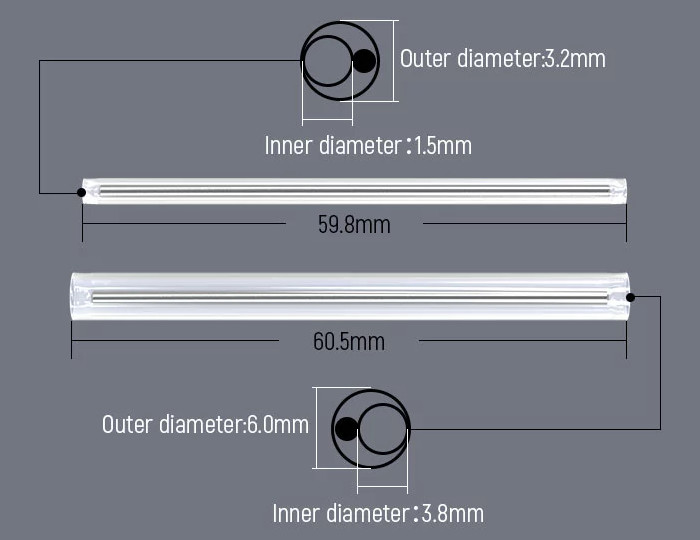 25mm φ1.8 Fiber Optic Splice Sleeve