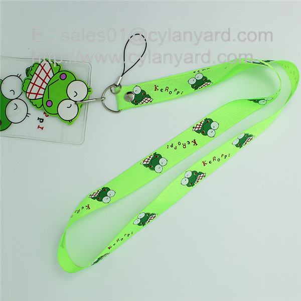polyester rivet lanyard with plastic card