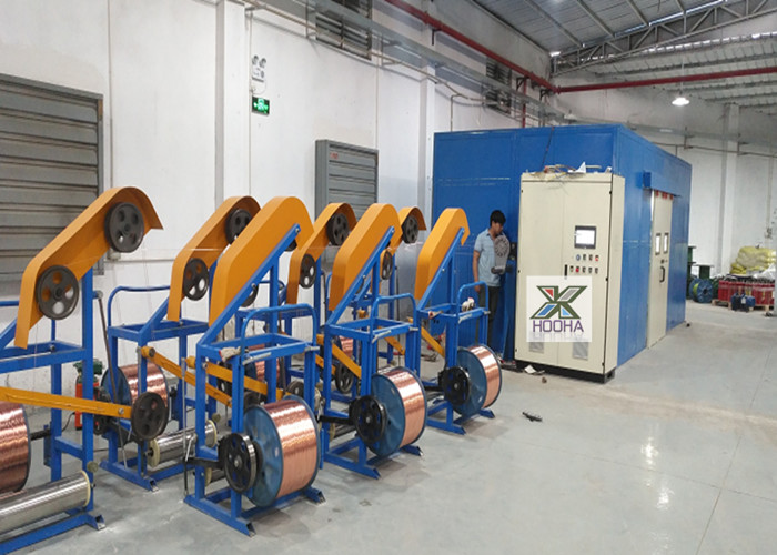 50 HP Wire Stranding Machine , 1250 Double Twist Buncher Siemens Motor