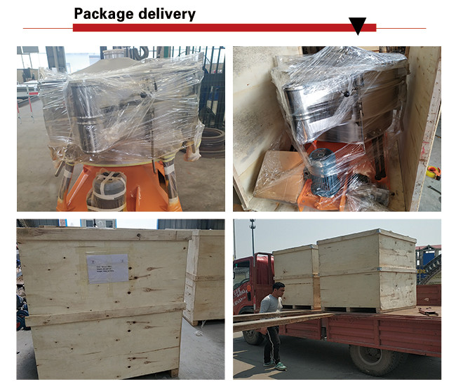 Carbon Steel Round Compost Tumbler Screener For Sieving Granular Materials