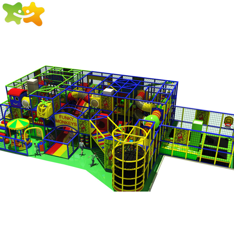 Commercial Play Area 100m2 Kids Indoor Playground Equipment
