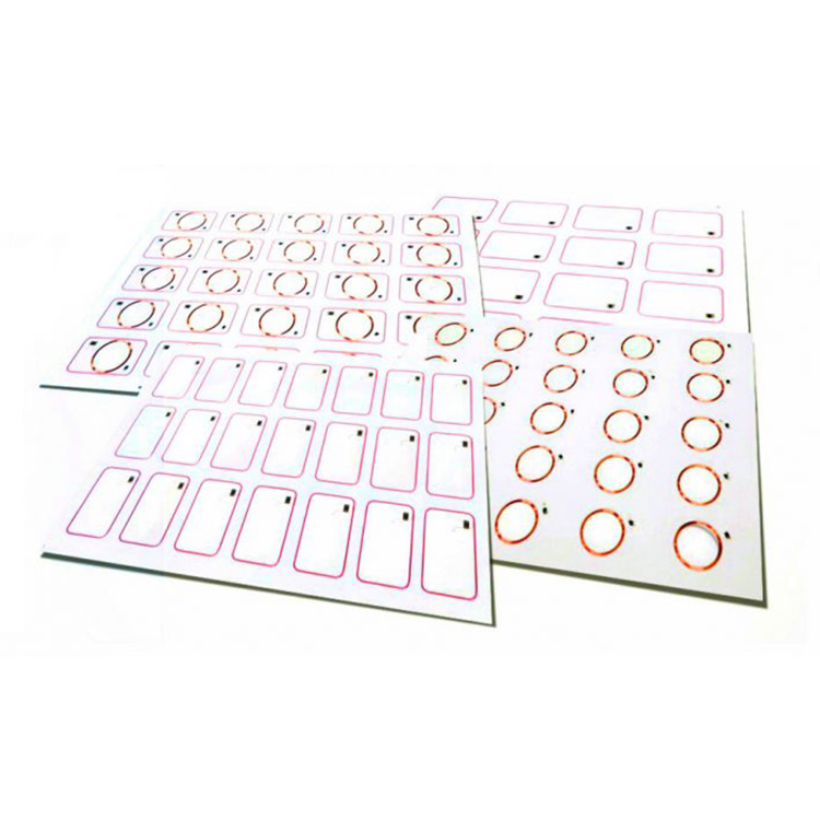 125khz Rfid Smart Card Inlay Prelam Sheet A4 Size PVC White