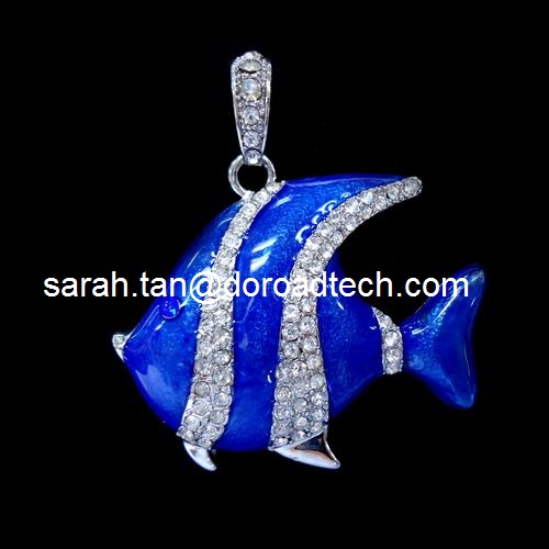 Fish Shaped Jewelry USB Flash Drives