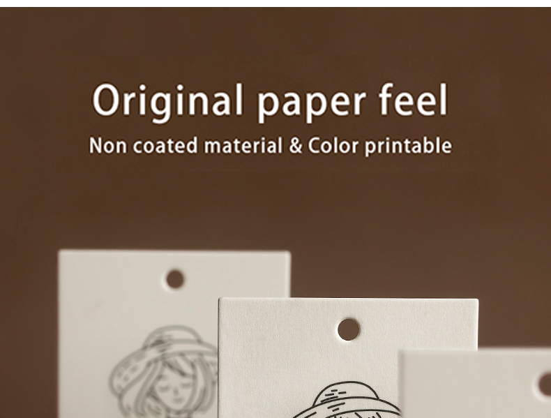 New Designer Custom Embossed Clothes garment label tag Seal Cord paper hang tag China Bags garment label tag