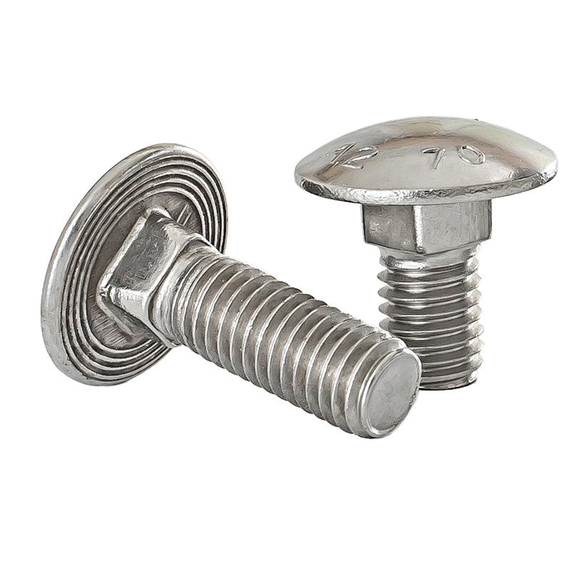 High Quality ISO8678 GB12 GB14 GB794 GB801 ANSI/ASME B18.5 Mushroom Head and Square Neck Carriage Bolt
