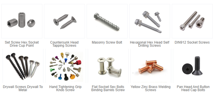 Brass Aluminum Metal Black Knurled Thumb Screw Custom Knob Screws M6 M3 Flat Head