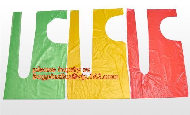 Plastic Disposable Aprons For Cooking, Individually Packaged Durable 1 mil Waterproof Polyethylene, apron, aprons, pack