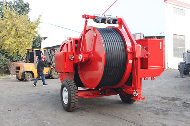 Power Line Hydraulic Puller Tensioner Stringing Equipment TY90TP