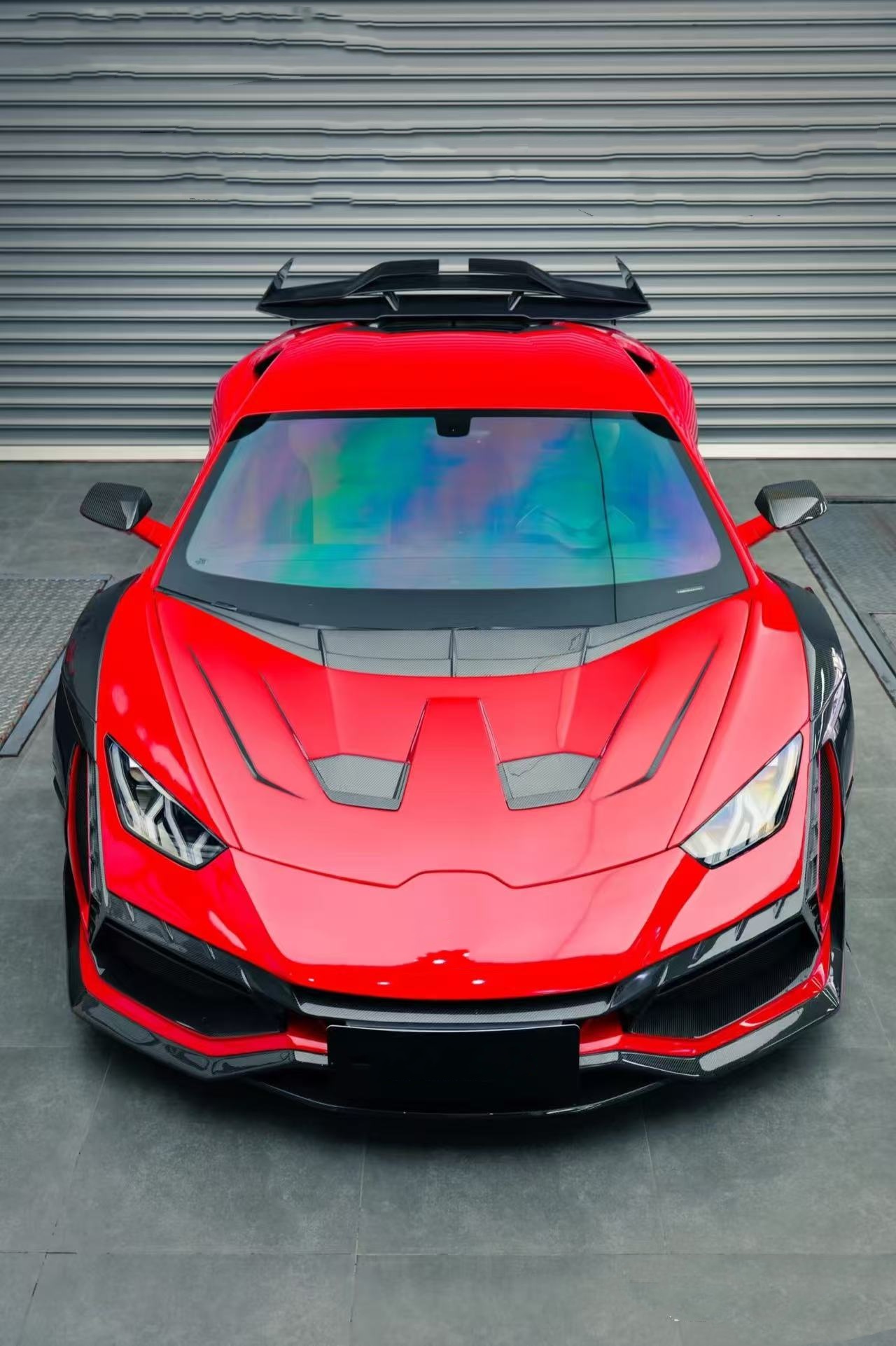 Huracan LP580 610 Carbon Fiber Body Kit EVO Replace Front Bumper Wheel Arch