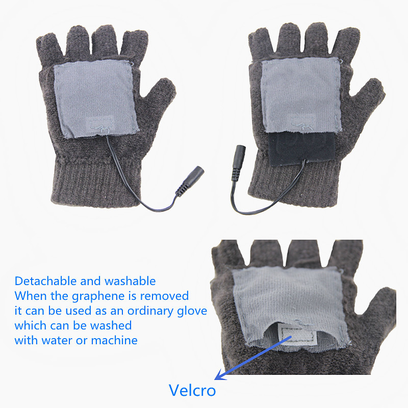 Multi-Purpose Electric Heated Gloves For Gaming Typing Skiing And More