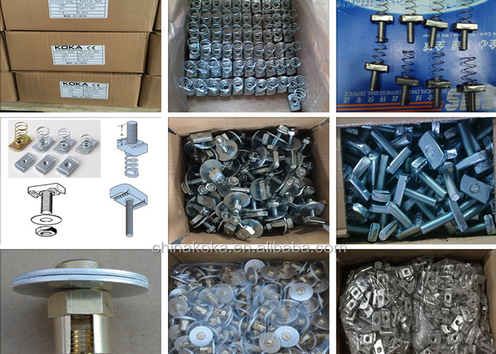 Customized m8 m10 Galvanized Steel Channel Nuts