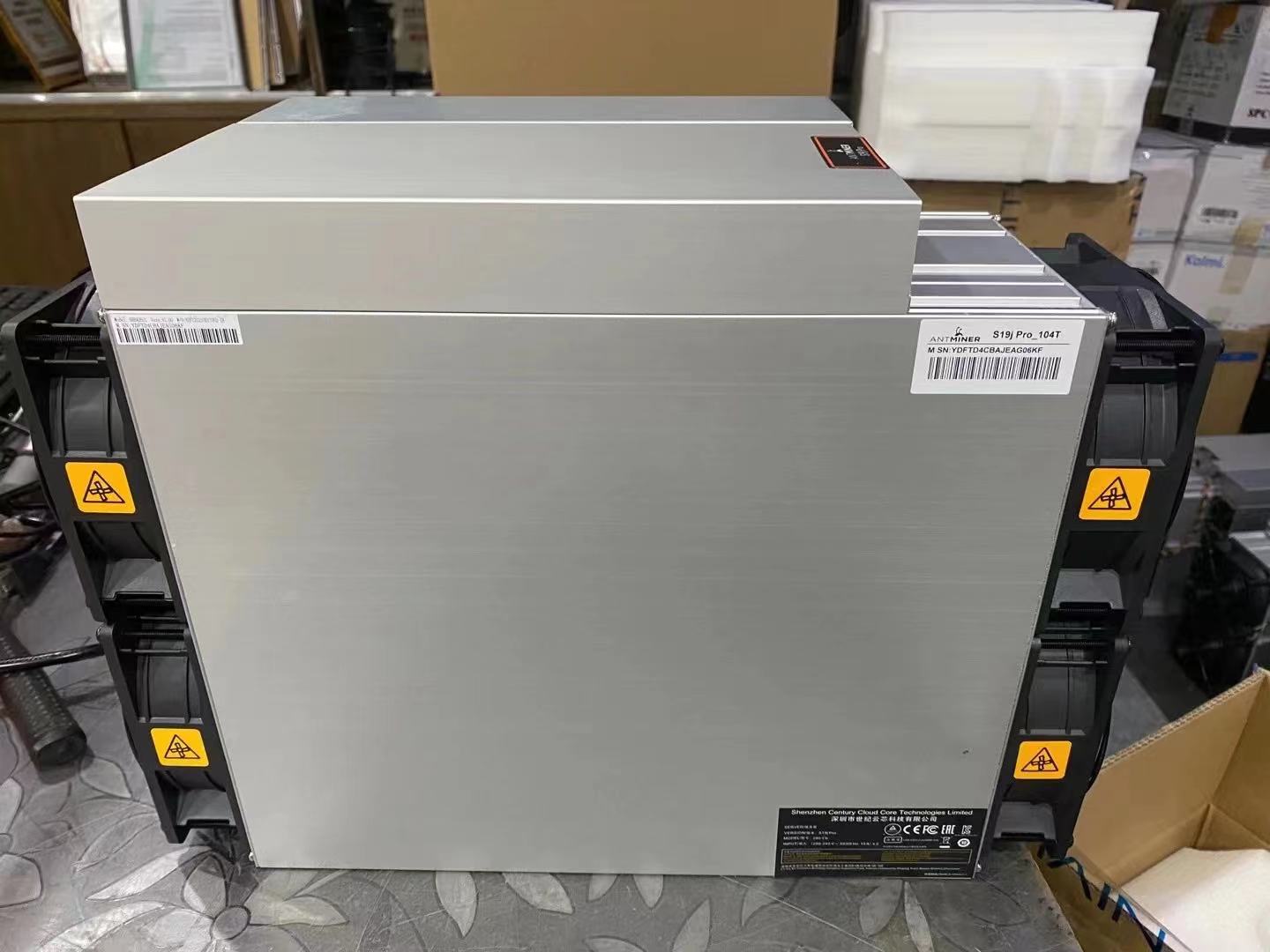 Antminer S19j Pro 104th/S Bitcoin Miner Asic Cryptocurrency Mining Machine Bitmain 3224W