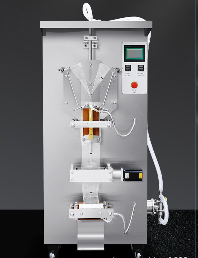 Automatic Liquid Water Juice Milk Sachet Pouch Filling Packing Machine 500ml 1000ml