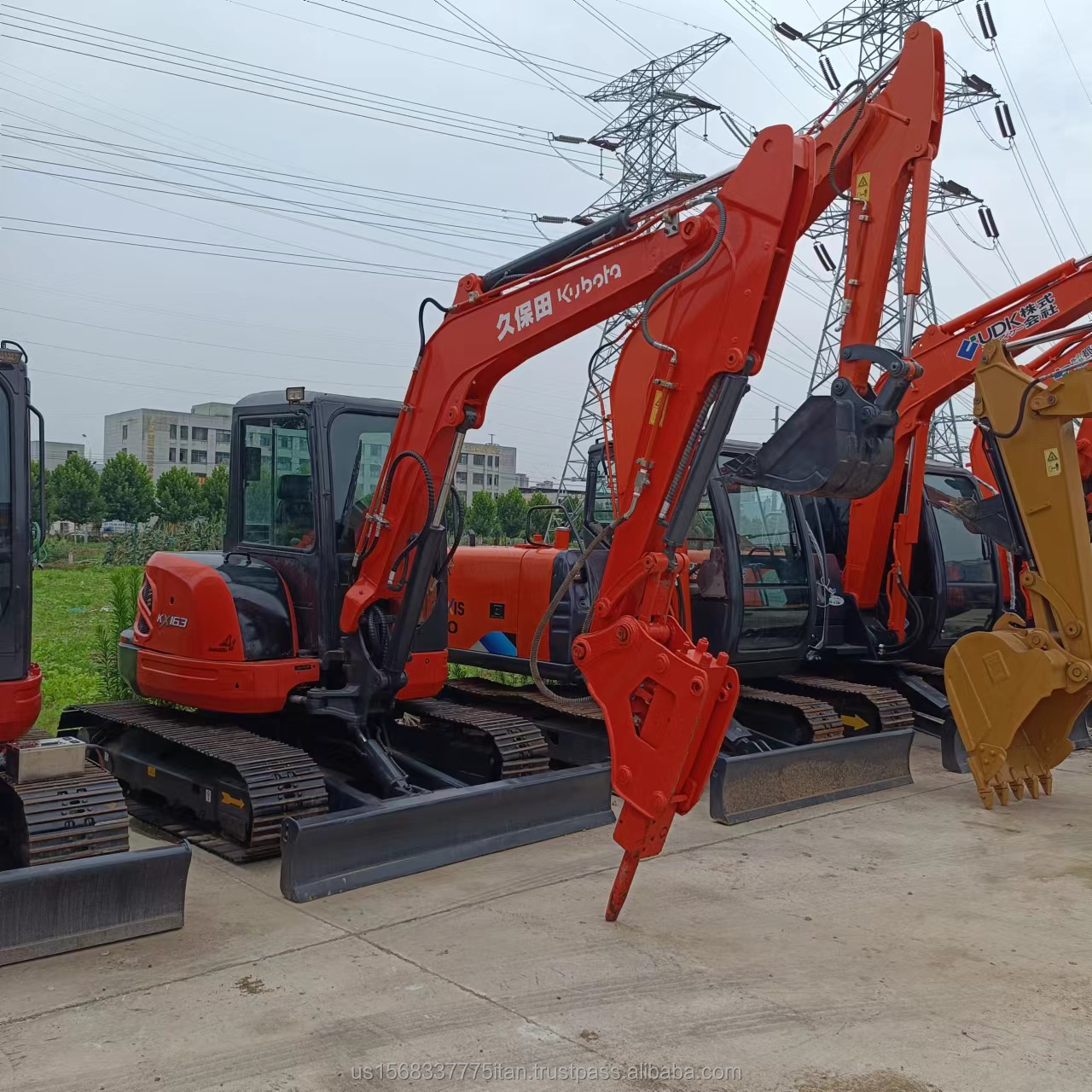 35.5 Ton Hydraulic Valve Original Used KUBOTA KX163 Excavator with Great Performance