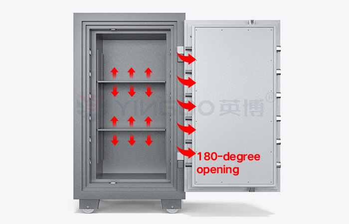 Electronic Digital Lock Fireproof Safe Box Fireproof Rating 120mins YB/FH-108