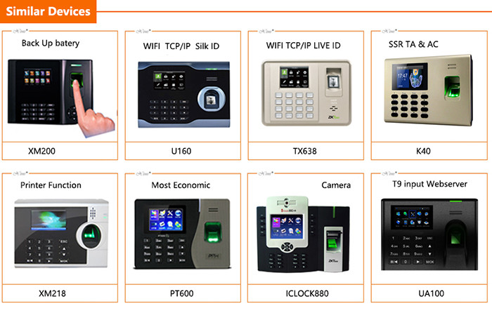 Clock Biometric Time Attendance Machine 180 X 134 X 45 Mm Easy Installation