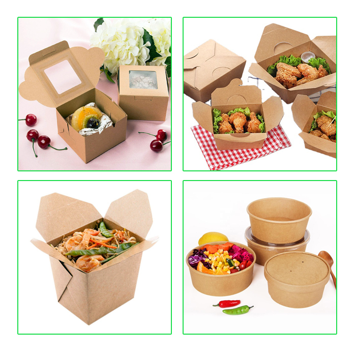 Tear Resistant Greaseproof 230g + 10g PE Coated Kraft Paper For Making Fried Food Boxes