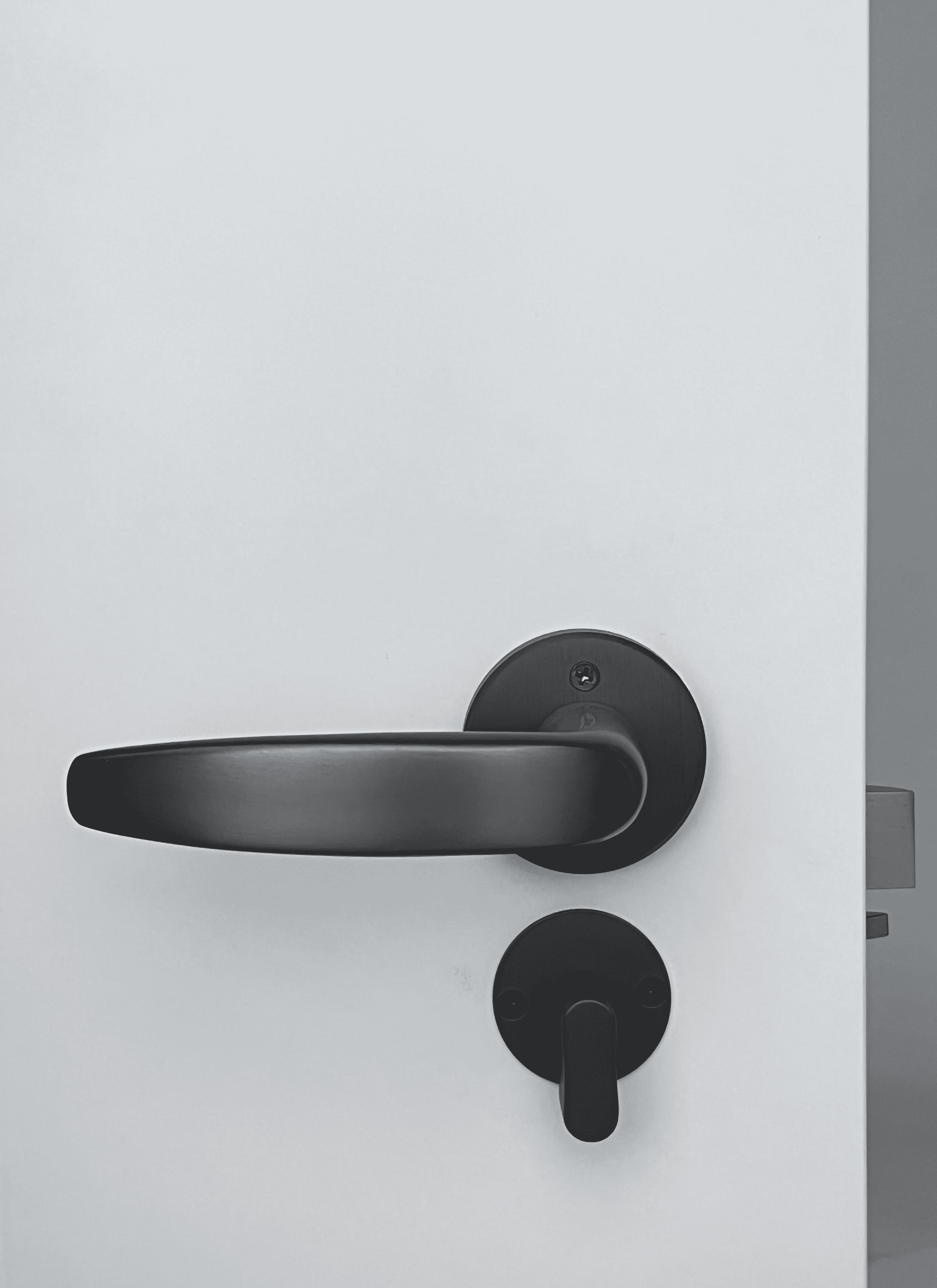 Stainless Steel RFID Hotel Lock Gray Smart Keyless Door Lock