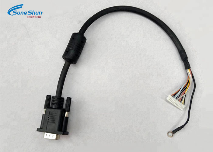 HD RGB 15 Pin D SUB Cable 12PIN PHR VGA Display Internal For Computer Wiring Harness