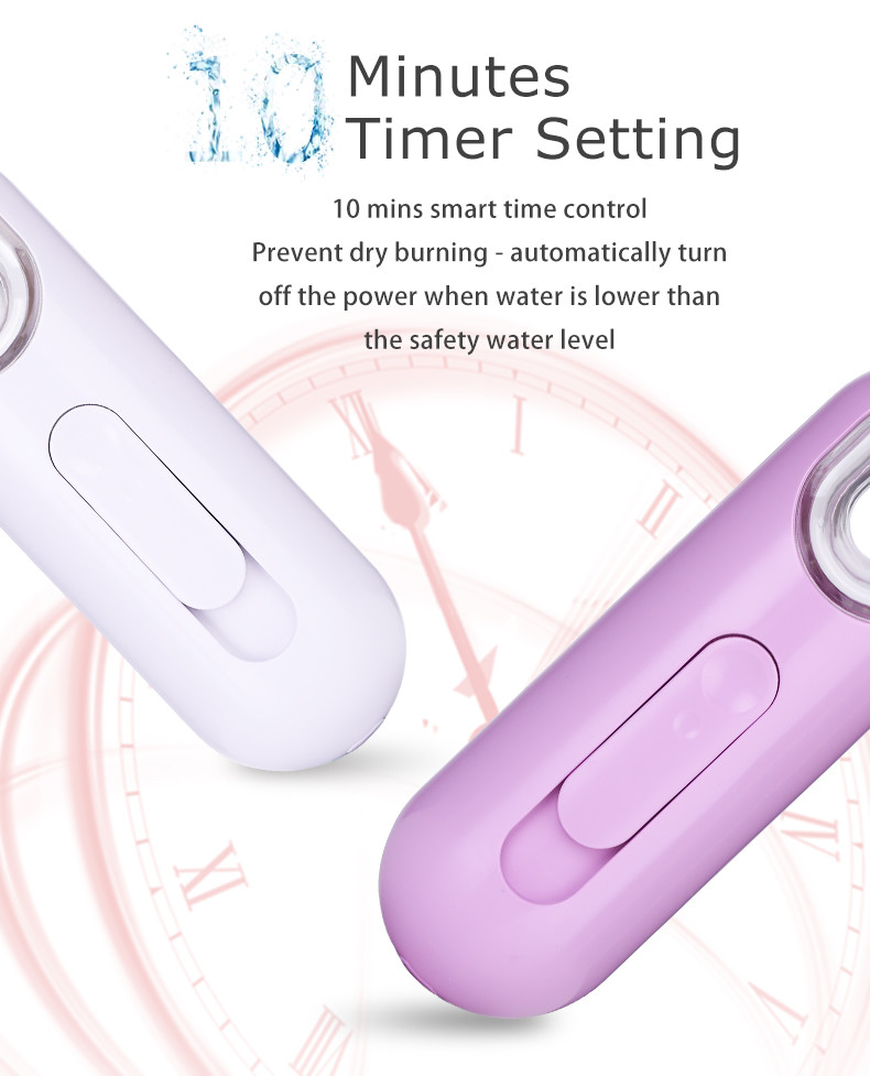 1.8W Private Label Portable Facial Skin Care Devices Nano Mist Sprayer