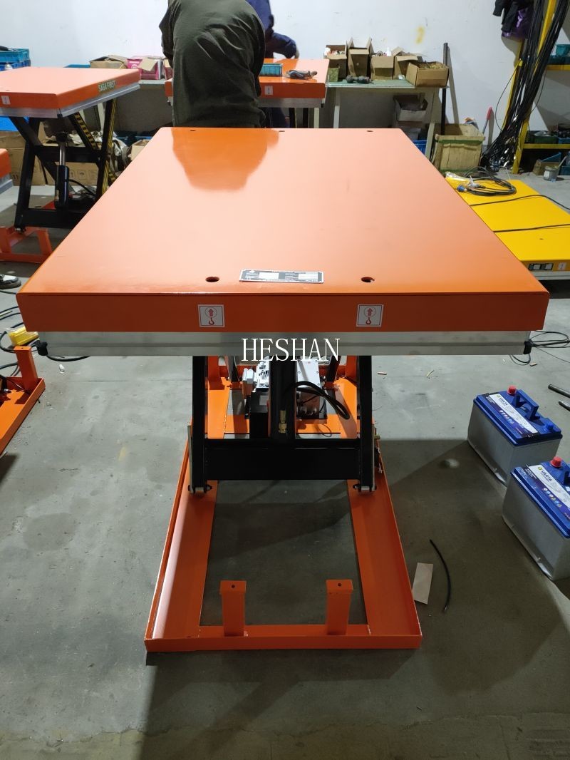 China Customized 2000IBS 4000IBS Load Electric Hydraulic Scissor Electric Lift Table