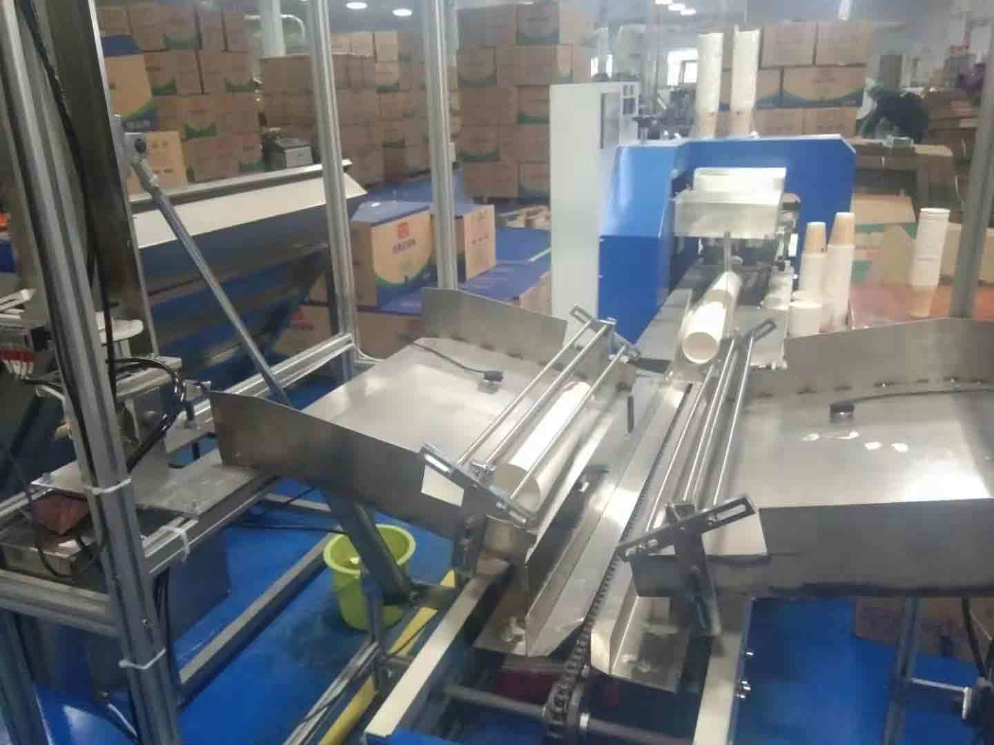 2.8kw PF-450 Water Cup Packing Machine ODM Paper Cup Packaging Machine