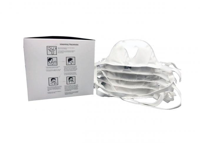 Odorless FFP3 Dust Mask / FFP3 Disposable Mask Lightweight Non - Irritating To Skin