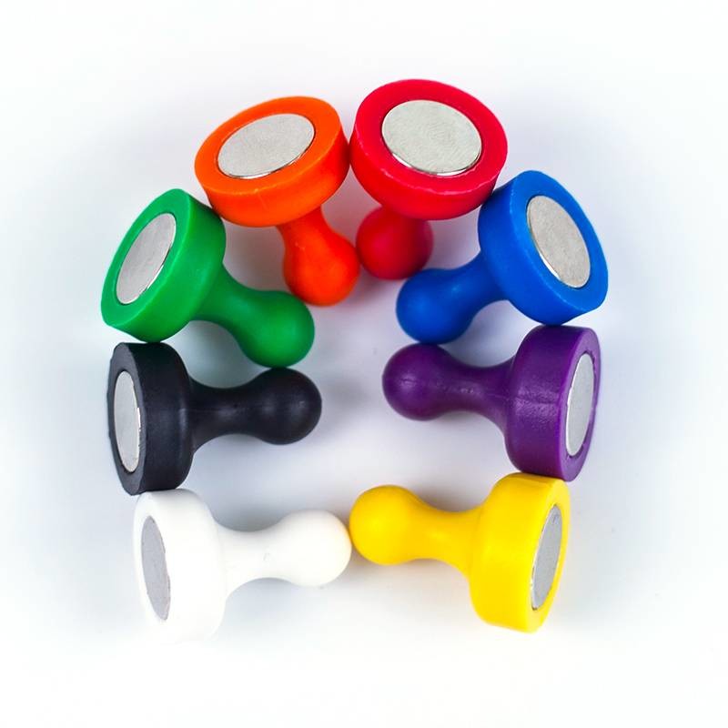 Pawn Shape Whiteboard Magnetic Button Pins Colorful For School Home Office