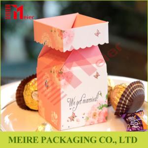 Buy cheap New design printing small foldable gift boxes wholesale for wedding candy packaging product
