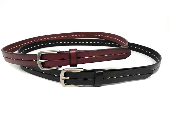 2.3cm Width Top Grain Cowhide Belt Womens For Casual Wear