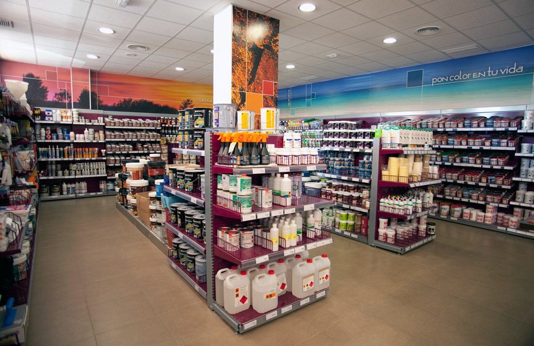 Eco Friendly Supermarket Display Shelving Supermarket Display Stands Corrosion Protection