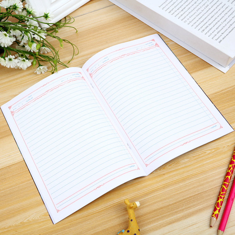 Low MOQ Large Print Planner Agenda Exercise Book with Custom Printing Notebook and Pen