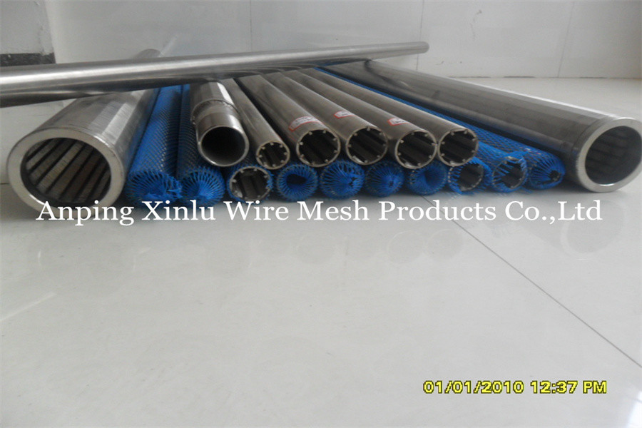 Johnson Type Wedge Wire Screen Pipe Continuous Slot Dia 125mm