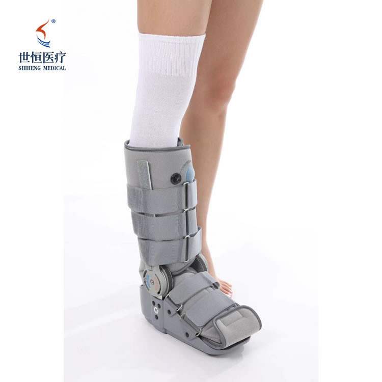 Foot ankle brace in grey/black color ankle support brace automatic adjustable
